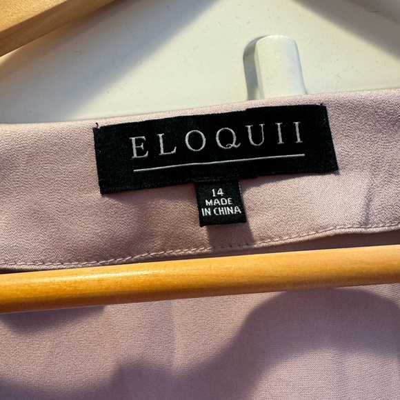 Eloquii Satin Maxi Dress, Mauve - Picture 8 of 8